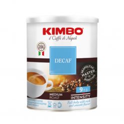 Kimbo DECAF 250gr, ground Tin