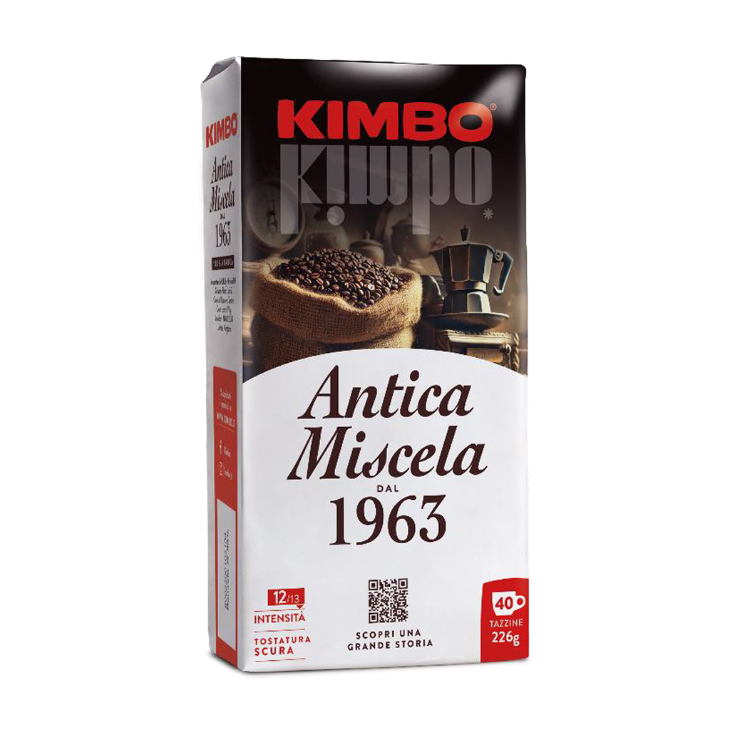 Kimbo ANTICA MISCELA 100% Arabica, 226gr, Ground, Kimbo ANTICA MISCELA 100% Arabica, 226gr, Ground,